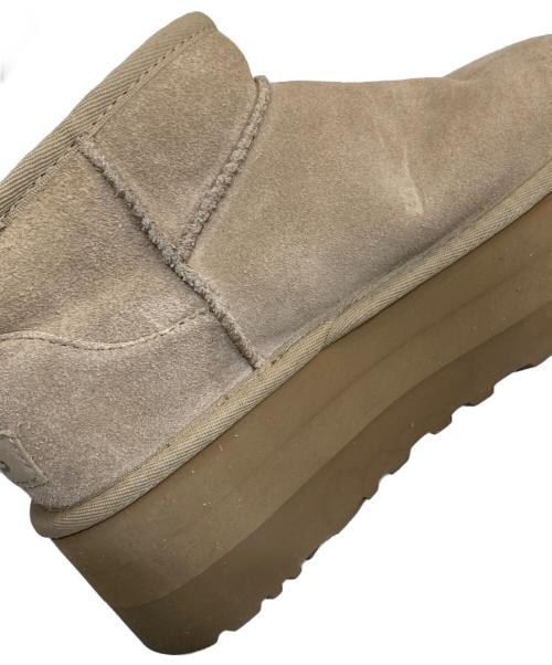 UGG（アグ）UGG (アグ) Classic Ultra Mini Platform/クラシックウルトラミニプラットフォーム ベージュ サイズ:SIZE 23cmの古着・服飾アイテム