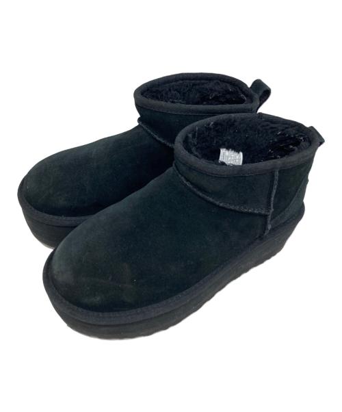 UGG（アグ）UGG (アグ) Classic Ultra Mini Platform/クラシックウルトラミニプラットフォーム ブラック サイズ:SIZE 23cmの古着・服飾アイテム