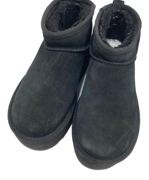 UGG（アグ）UGG (アグ) Classic Ultra Mini Platform/クラシックウルトラミニプラットフォーム ブラック サイズ:SIZE 23cmの古着・服飾アイテム