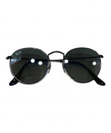 RAY-BAN（レイバン）の古着「ROUND FLAT LENSES/ラウンドフラットレンズ」｜ブラック