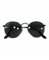 RAY-BAN（レイバン）の古着「ROUND FLAT LENSES/ラウンドフラットレンズ」｜ブラック