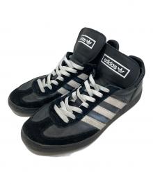 adidas×SHUKYU×E-WAX（アディダス×シュウキュウ×イーワックス）の古着「ローカットスニーカー」｜ブラック