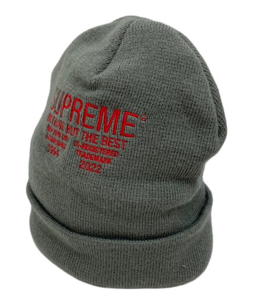 SUPREME（シュプリーム）Supreme (シュプリーム) NOTHING BUT BEANIE/ナッシング バット ビーニー グレー サイズ:SIZE Freeの古着・服飾アイテム