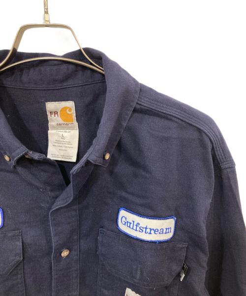 CarHartt（カーハート）CarHartt (カーハート) ワークシャツ ネイビー サイズ:SIZE Lの古着・服飾アイテム