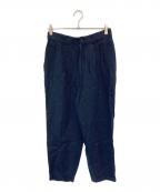 COMME des GARCONSコムデギャルソン）の古着「リネンパンツ」｜ネイビー