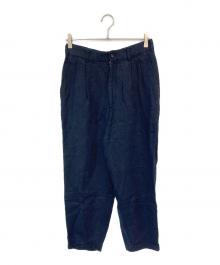 COMME des GARCONS（コムデギャルソン）の古着「リネンパンツ」｜ネイビー