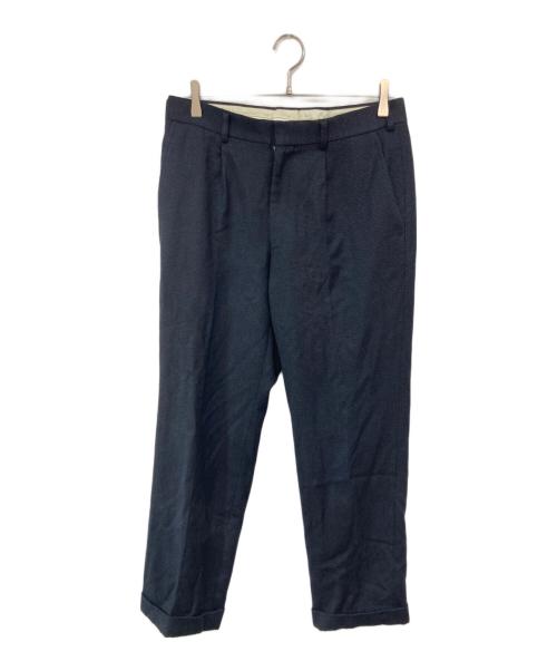 COMME des GARCONS HOMME DEUX（コムデギャルソン オム ドゥ）COMME des GARCONS HOMME DEUX (コムデギャルソン オム ドゥ) ウールスラックス ネイビー サイズ:SIZE Mの古着・服飾アイテム
