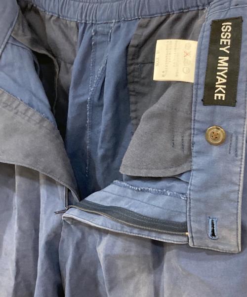 ISSEY MIYAKE（イッセイミヤケ）ISSEY MIYAKE (イッセイミヤケ) イージーパンツ ブルー サイズ:SIZE Lの古着・服飾アイテム