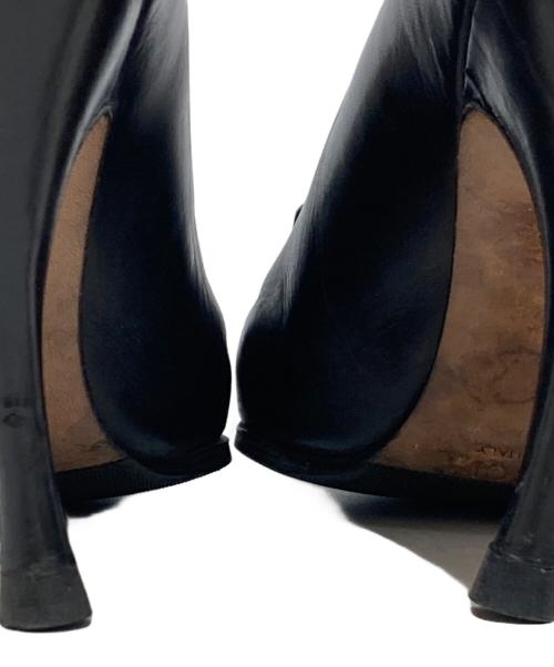 GUCCI（グッチ）GUCCI (グッチ) ホースビットハイヒールパンプス ブラック サイズ:SIZE 37の古着・服飾アイテム