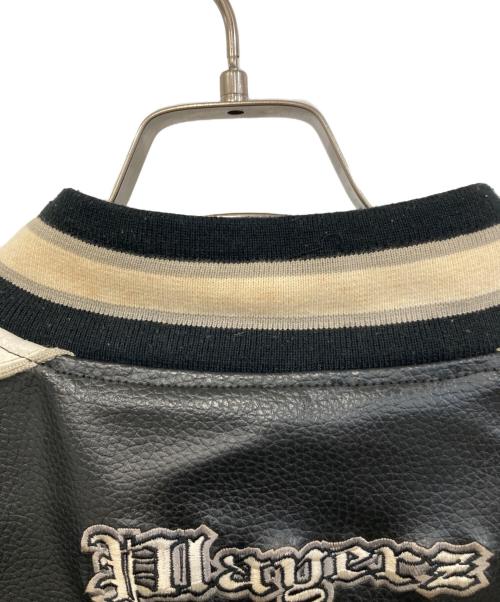 PLAYERZ69（プレイヤーズシックスティナイン）PLAYERZ69 (プレイヤーズシックスティナイン) レザースタジャン ブラック サイズ:2XLの古着・服飾アイテム