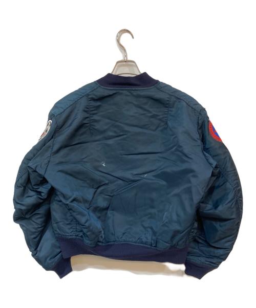 ALPHA（アルファ）ALPHA (アルファ) MA-1ジャケット ネイビー サイズ:LARGEの古着・服飾アイテム