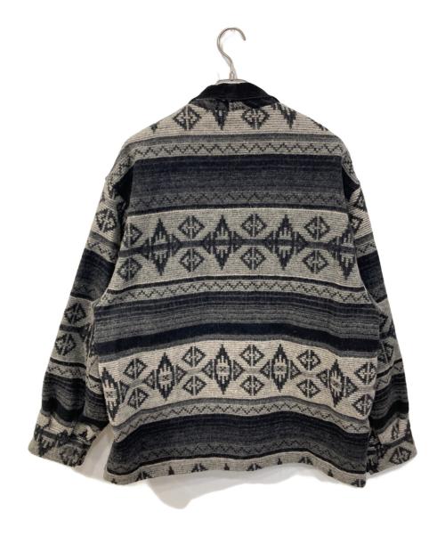 WOOLRICH（ウールリッチ）WOOLRICH (ウールリッチ) 90’s ネイティブ柄 ウールジャケット グレー サイズ:SIZE Lの古着・服飾アイテム