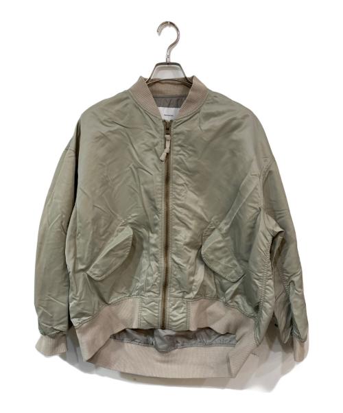 FRAMeWORK（フレームワーク）FRAMeWORK (フレームワーク) ナイロンツイルMA-1 カーキ サイズ:38の古着・服飾アイテム