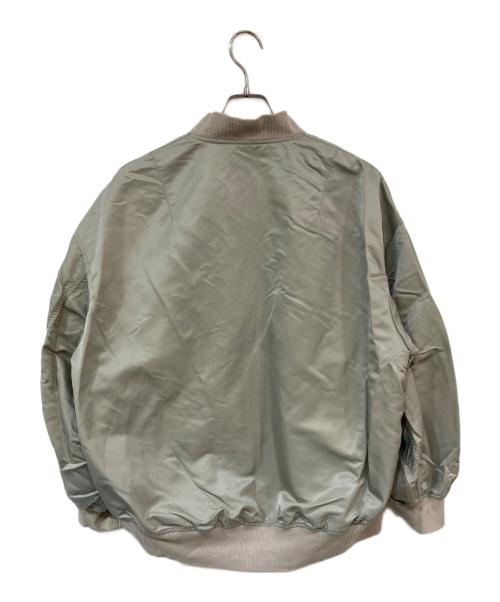 FRAMeWORK（フレームワーク）FRAMeWORK (フレームワーク) ナイロンツイルMA-1 カーキ サイズ:38の古着・服飾アイテム