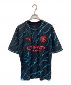 PUMAプーマ）の古着「マンチェスターシティ 23/24 ユニフォーム サード 半袖 レプリカ」｜ブラック