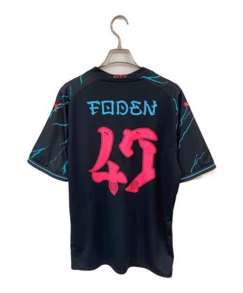 PUMA（プーマ）PUMA (プーマ) マンチェスターシティ 23/24 ユニフォーム サード 半袖 レプリカ ブラック サイズ:SIZE Lの古着・服飾アイテム