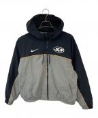 NIKEナイキ）の古着「フーデッドジャケット」｜グレー×ブラック