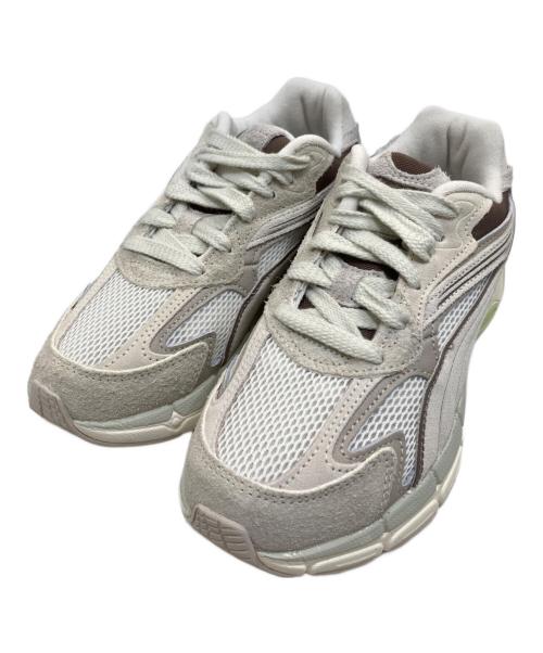 PUMA（プーマ）PUMA (プーマ) TEVERIS NITRO PASTEL ブラウン×ホワイト サイズ:23㎝ 未使用品の古着・服飾アイテム