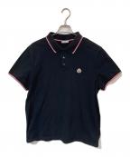 MONCLERモンクレール）の古着「ポロシャツ」｜ブラック