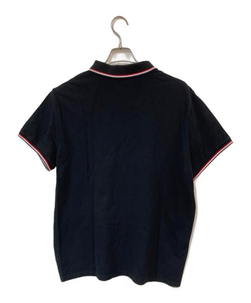 MONCLER（モンクレール）MONCLER (モンクレール) ポロシャツ ブラック サイズ:XXLの古着・服飾アイテム
