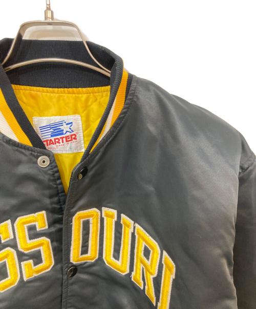 STARTER（スターター）STARTER (スターター) カレッジロゴブルゾン ブラック サイズ:Lの古着・服飾アイテム