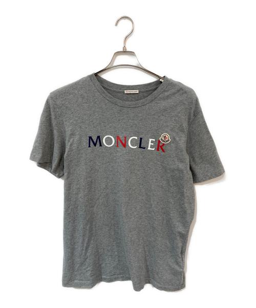 MONCLER（モンクレール）MONCLER (モンクレール) SS T SHIRTS グレー サイズ:SIZE Lの古着・服飾アイテム
