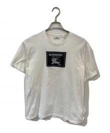 BURBERRY（バーバリー）の古着「ROUNDWOOD EKDアップリケ オーバーサイズTシャツ」｜ホワイト