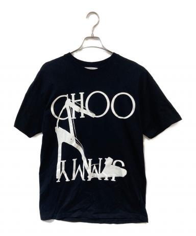 中古・古着通販】JIMMY CHOO (ジミーチュウ) ハイヒールTEE ブラック