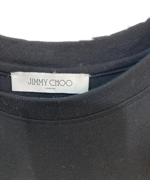 JIMMY CHOO（ジミーチュウ）JIMMY CHOO (ジミーチュウ) ハイヒールTEE ブラック サイズ:Mの古着・服飾アイテム
