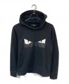 FENDIフェンディ）の古着「バグズパーカー」｜ブラック