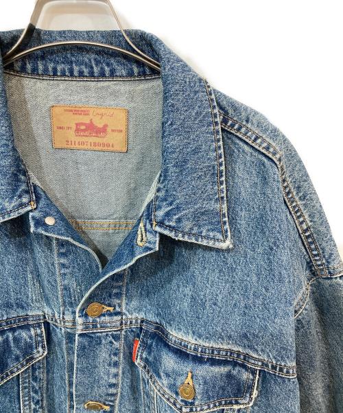 UNGRID（アングリッド）UNGRID (アングリッド) ビッグシルエットデニムジャケット インディゴ サイズ:FREEの古着・服飾アイテム