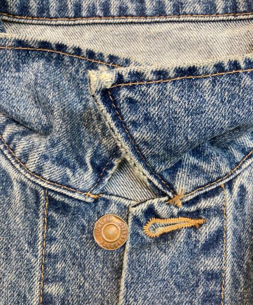 UNGRID（アングリッド）UNGRID (アングリッド) ビッグシルエットデニムジャケット インディゴ サイズ:FREEの古着・服飾アイテム