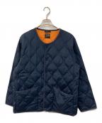 TAION×GLOSTERタイオン×グロスター）の古着「ノーカラーコート」｜ネイビー