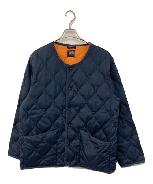 TAION（タイオン）TAION (タイオン) GLOSTER (グロスター) ノーカラーコート ネイビー サイズ:SIZE Freeの古着・服飾アイテム