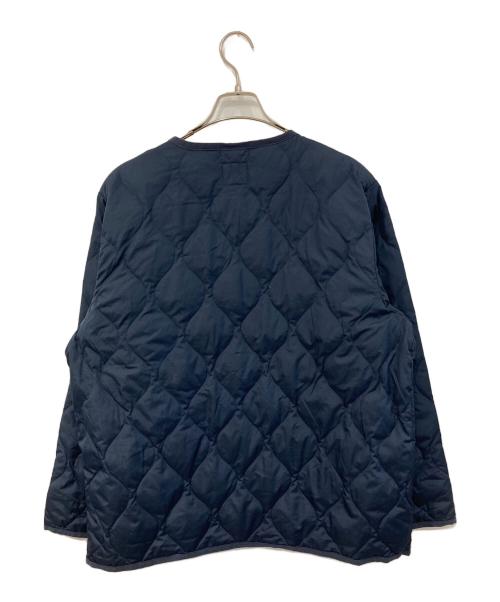 TAION（タイオン）TAION (タイオン) GLOSTER (グロスター) ノーカラーコート ネイビー サイズ:SIZE Freeの古着・服飾アイテム