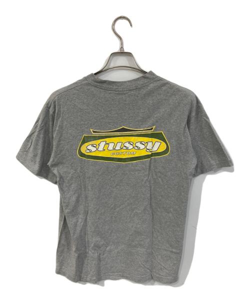 stussy（ステューシー）stussy (ステューシー) S/S ロゴTEE グレー サイズ:SIZE Mの古着・服飾アイテム
