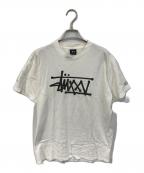 stussyステューシー）の古着「S/SロゴTEE」｜ホワイト