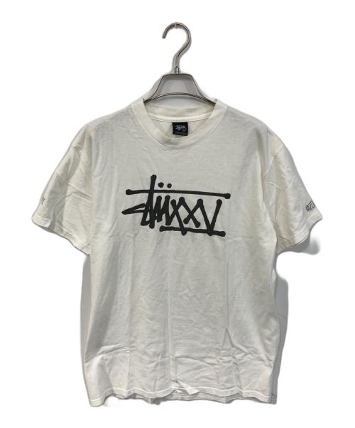 stussy（ステューシー）stussy (ステューシー) S/SロゴTEE ホワイト サイズ:SIZE Mの古着・服飾アイテム
