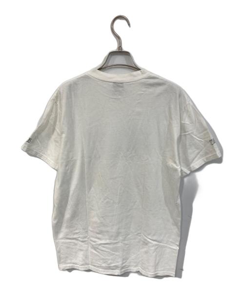 stussy（ステューシー）stussy (ステューシー) S/SロゴTEE ホワイト サイズ:SIZE Mの古着・服飾アイテム