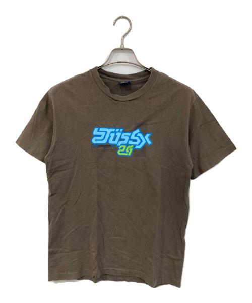 stussy（ステューシー）stussy (ステューシー) 2GロゴTEE カーキ サイズ:SIZE Mの古着・服飾アイテム
