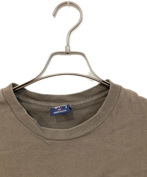 stussy（ステューシー）stussy (ステューシー) 2GロゴTEE カーキ サイズ:SIZE Mの古着・服飾アイテム