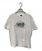 stussyステューシー）の古着「s/sロゴtee」｜ホワイト