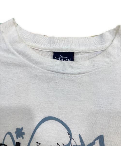 stussy（ステューシー）stussy (ステューシー) s/sロゴtee ホワイト サイズ:SIZE Mの古着・服飾アイテム