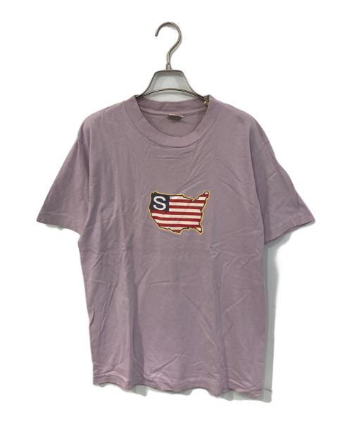 stussy（ステューシー）stussy (ステューシー) USA TEE ピンク サイズ:SIZE Mの古着・服飾アイテム
