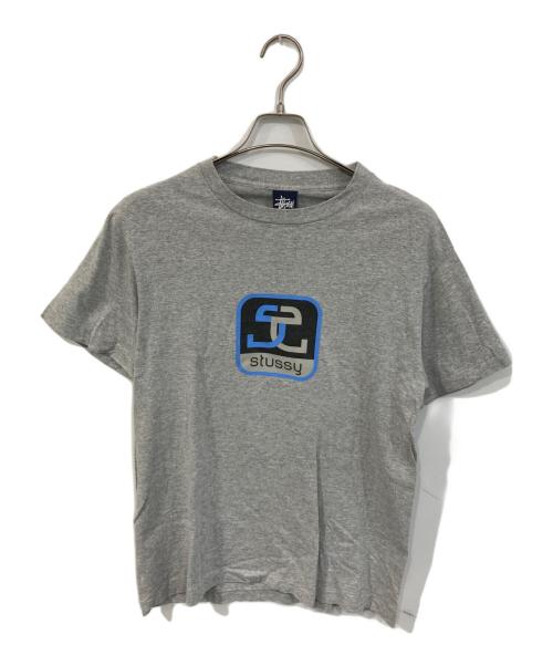 stussy（ステューシー）stussy (ステューシー) プリントTシャツ グレー サイズ:SIZE Mの古着・服飾アイテム