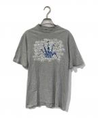stussyステューシー）の古着「プリントTシャツ」｜グレー