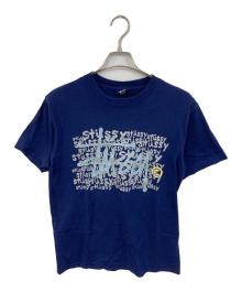 stussy（ステューシー）の古着「グラッフィックプリントTシャツ」｜ネイビー