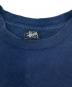 中古・古着 stussy (ステューシー) SSリンクプリントTシャツ ネイビー サイズ:SIZE M：5000円
