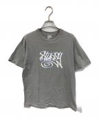 stussyステューシー）の古着「Tシャツ」｜グレー