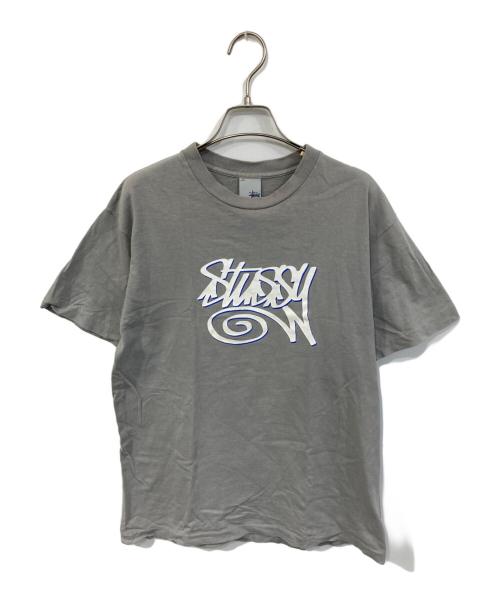 stussy（ステューシー）stussy (ステューシー) Tシャツ グレー サイズ:SIZE Mの古着・服飾アイテム